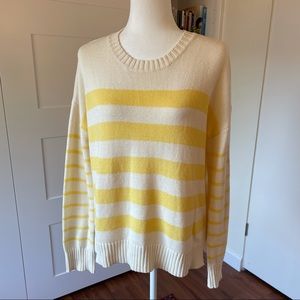 Lucky Brand Striped Crew Neck Sweater